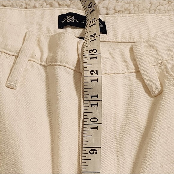 J. Crew Wide-leg denim trouser in‎ white size 32 - Picture 5 of 14
